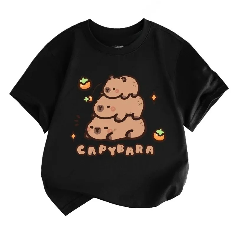 Kids' Capybara Print T-Shirt