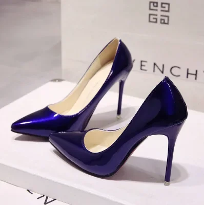 Solid High-Heel Shoes