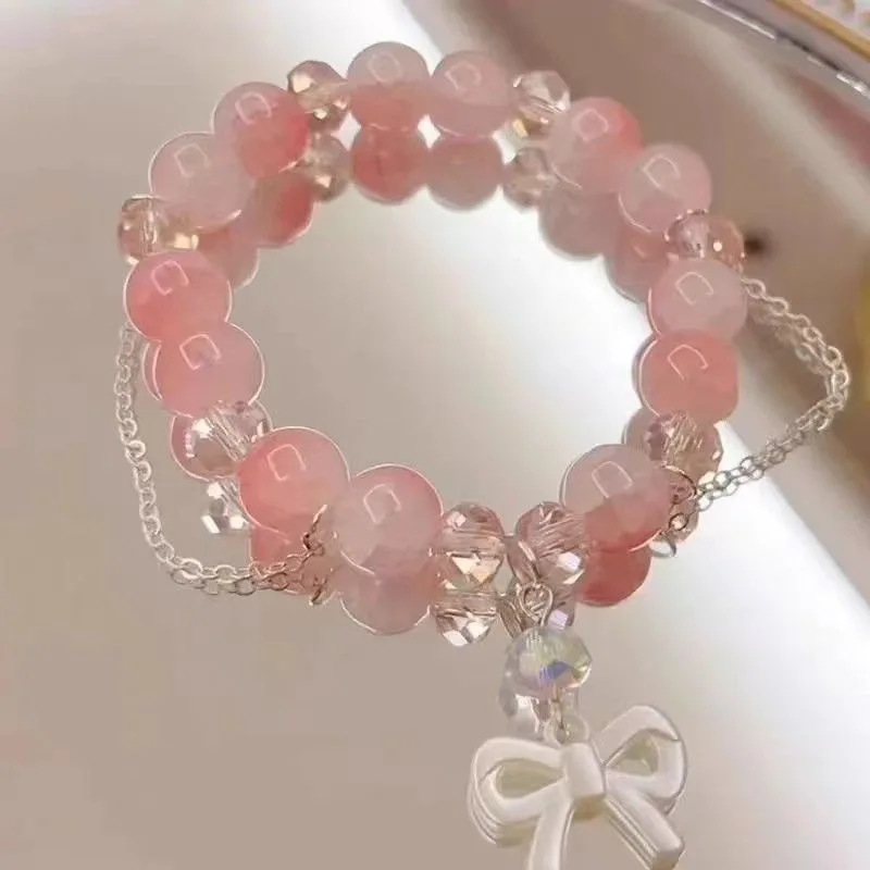 Girls' Elegant Crystal Bracelet