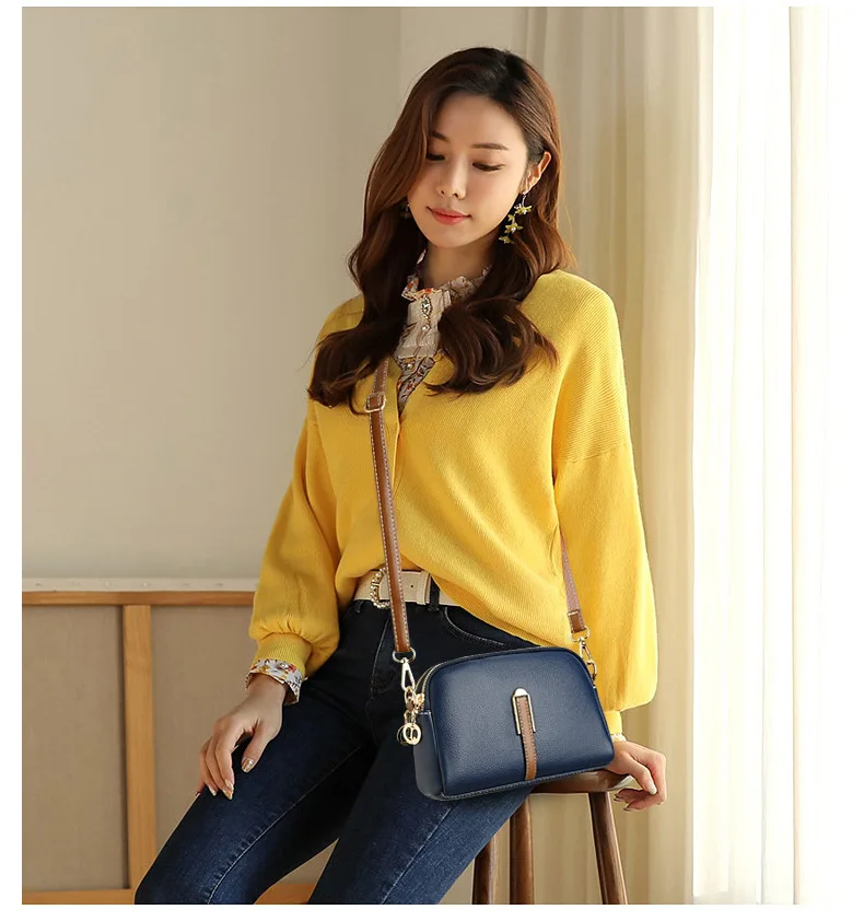 Simple Shell-Shaped Shoulder Bag