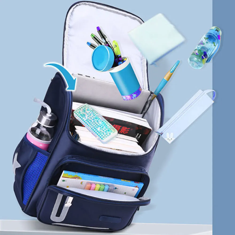 School Bag with Reflective Strips