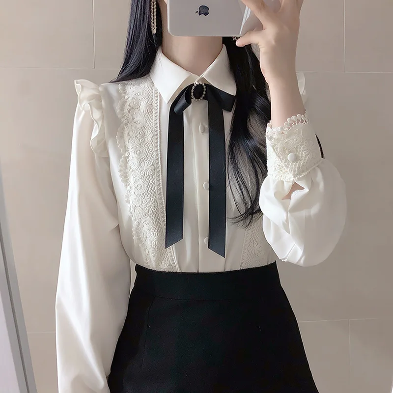 Girls' Preppy Formal Shirt