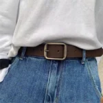 Vintage Faux Leather Belt — Image 3