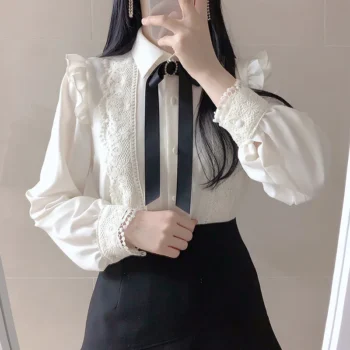 Girls' Preppy Formal Shirt