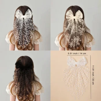Kids' Lace Hair Accessory with Bow