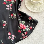 2-Piece Satin V-Neck Set with Lace Accents — Image 6