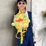 حقيبة روضة بنقشة حيوانات — صورة 2