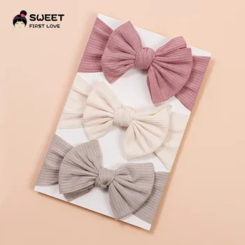 Baby 3-Piece Hair Accessory with Bow