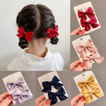 Girls' 2-Piece Hair Accessory with Bow