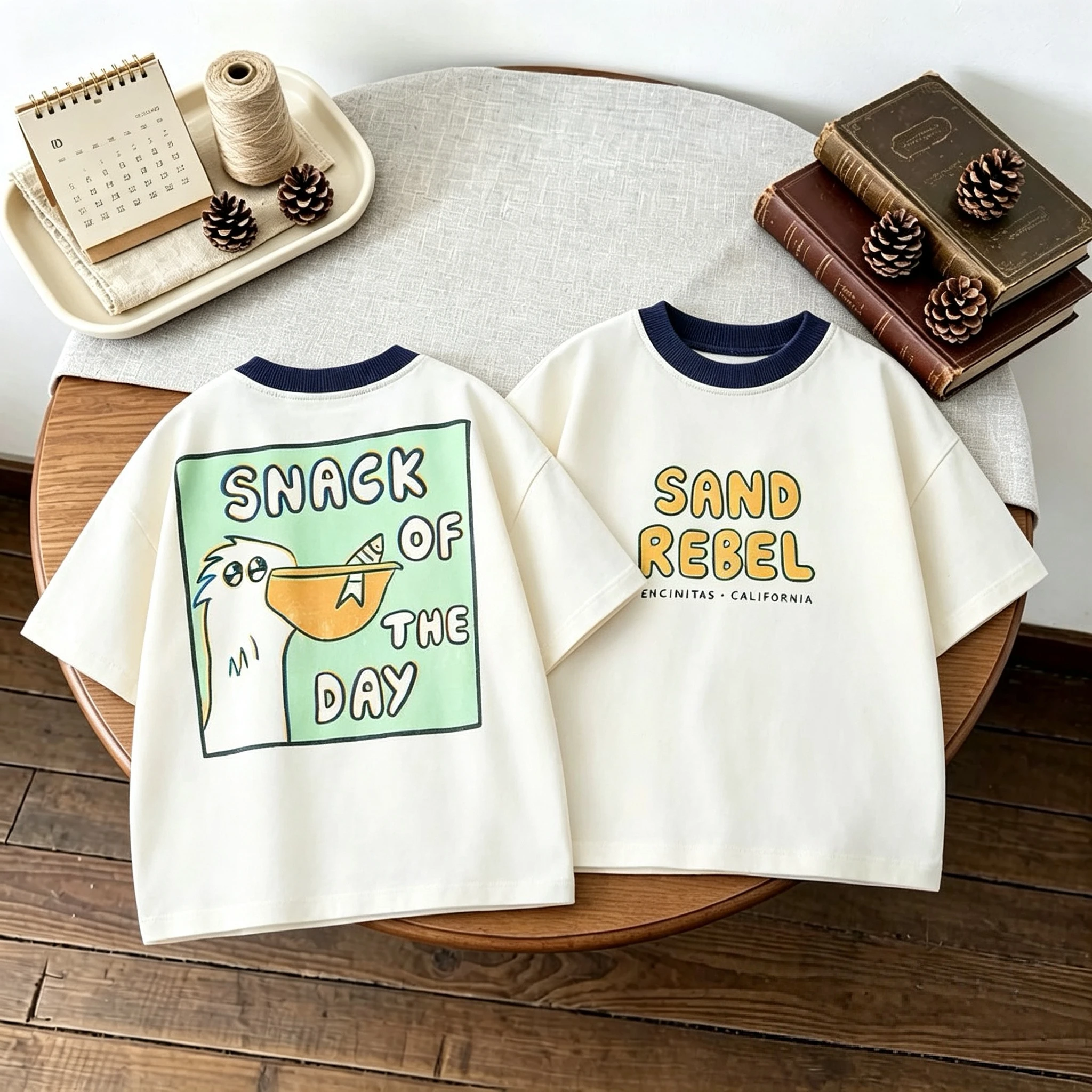 Kids' T-Shirt with Front and Back Print