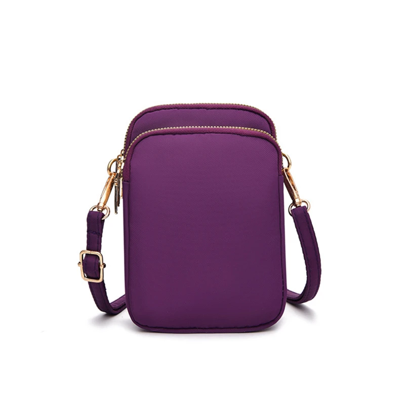 Small Phone Shoulder Bag with Zipper — Image 14