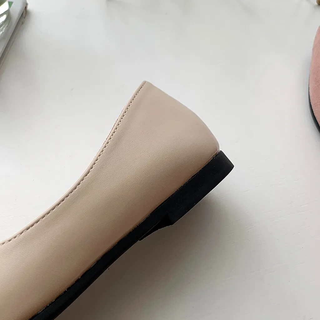 Solid Pointed-Toe Shoes