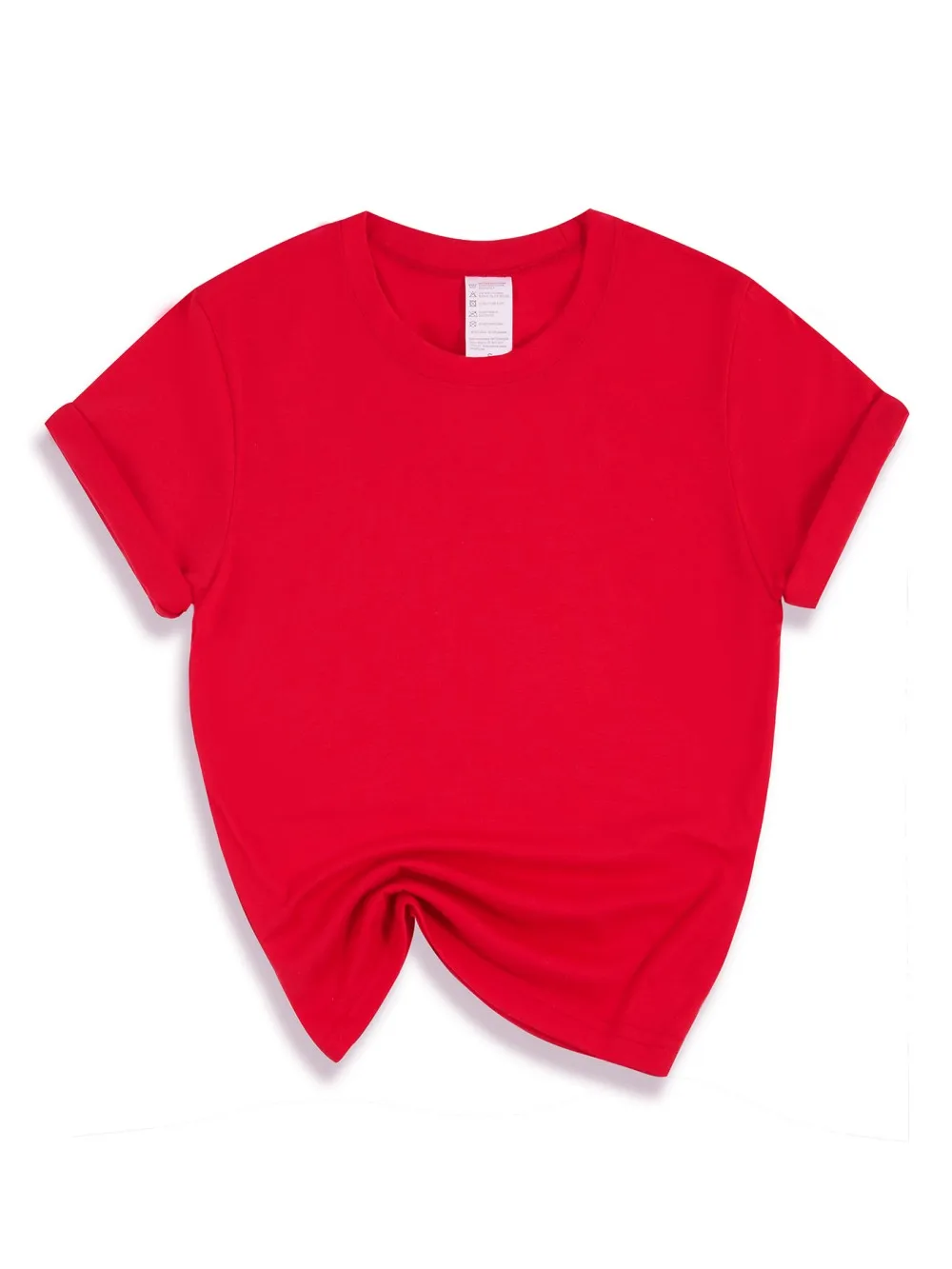 Casual Solid Short Sleeve T-Shirt — Image 18