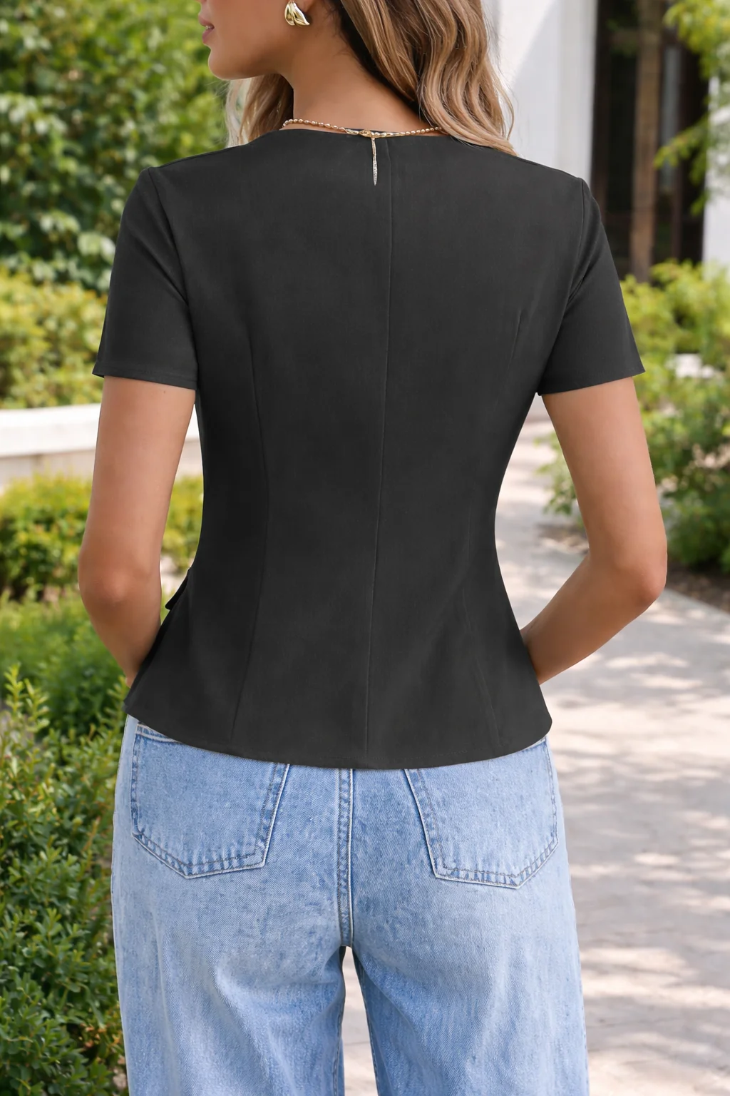 Elegant Slim-Fit Short Top