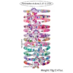 12-Piece Stretch Bracelet Set with Handmade Beads — Image 2