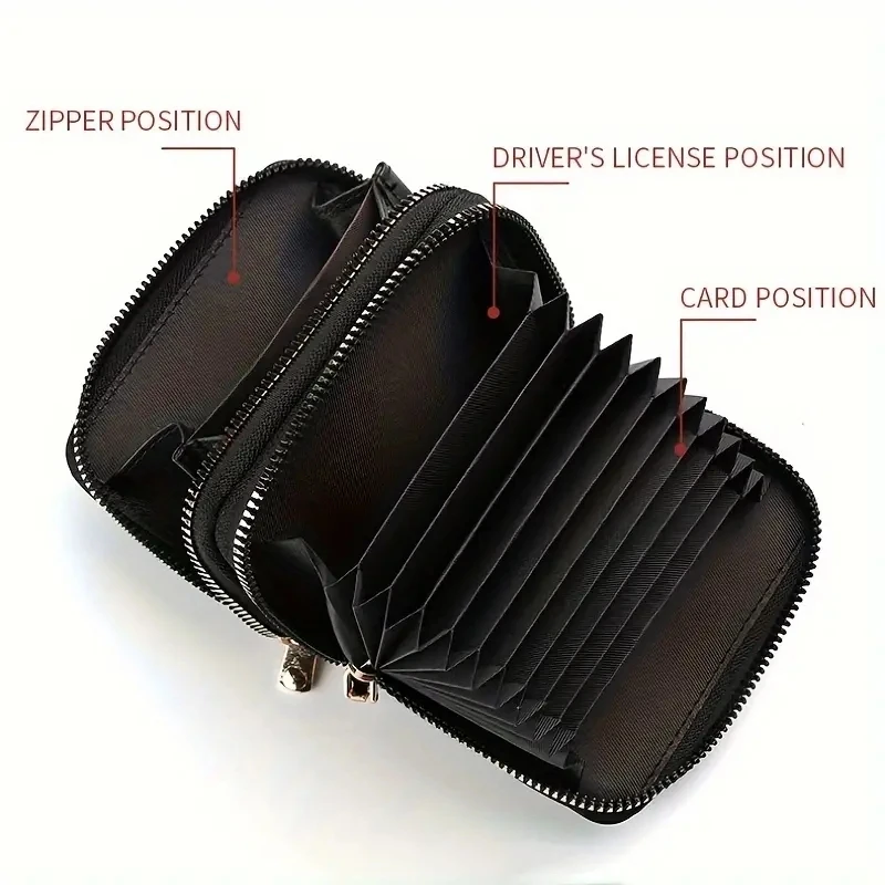 Short Double-Zip Card Wallet
