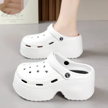Thick High-Heel Summer Slippers