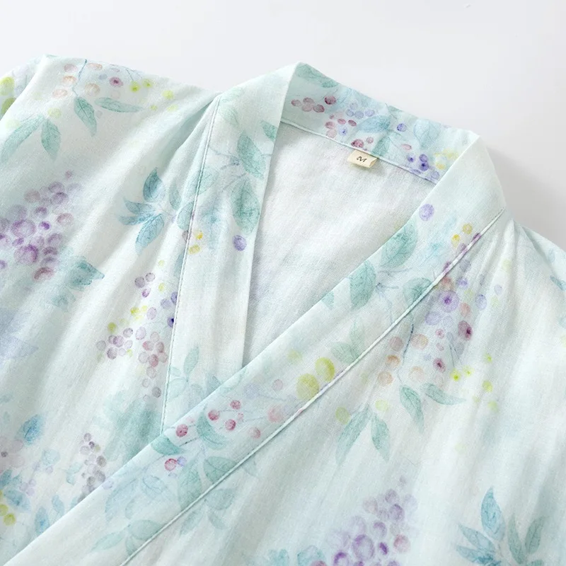 2-Piece V-Neck Floral Cotton Pajama Set