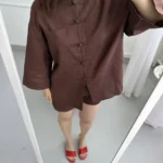 Summer Short Shirt with Buttons