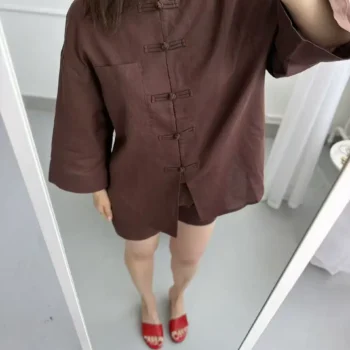 Summer Short Shirt with Buttons