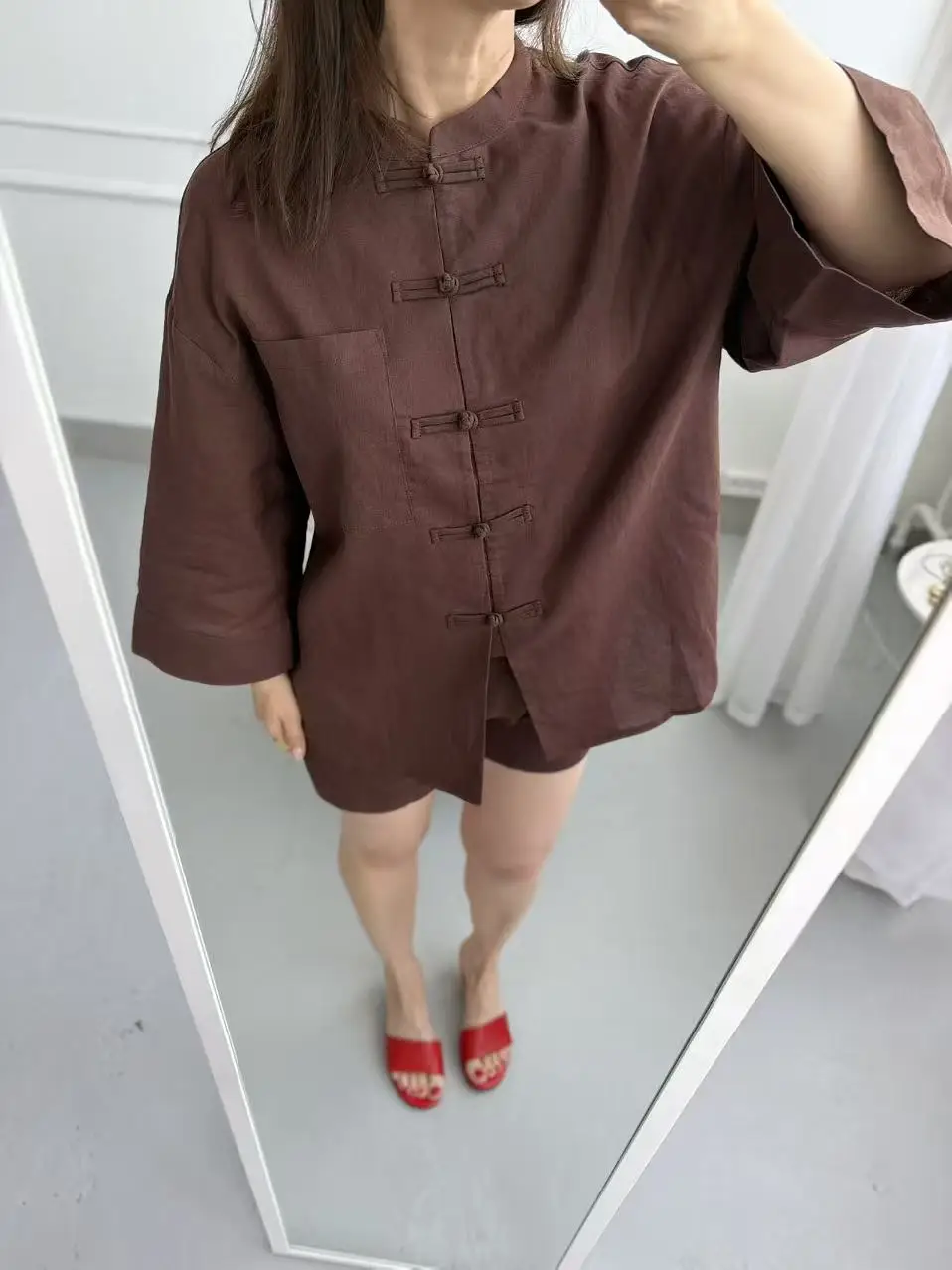 Summer Short Shirt with Buttons