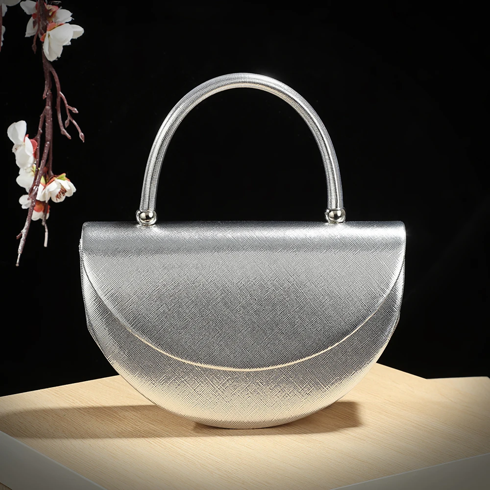 Small Square Evening Bag with Simple Design
