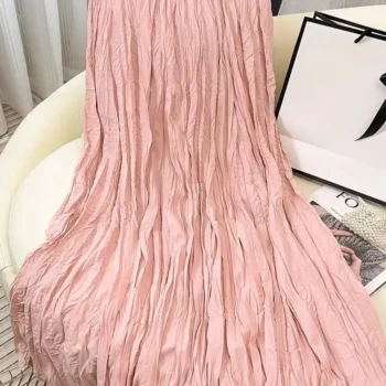 Solid Summer Long Skirt