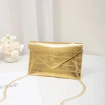 Gold and Silver Evening Bag for Occasions