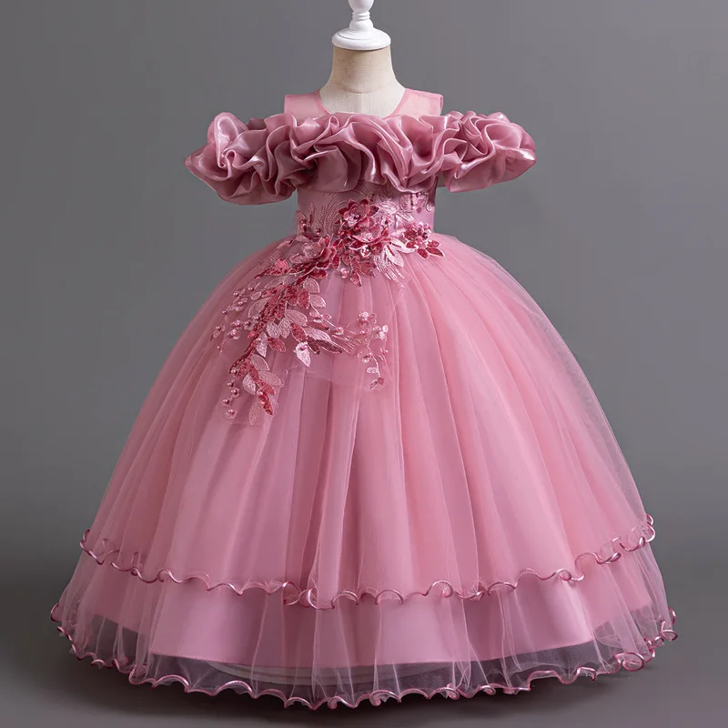 Girls' Elegant Long Dress — Image 15