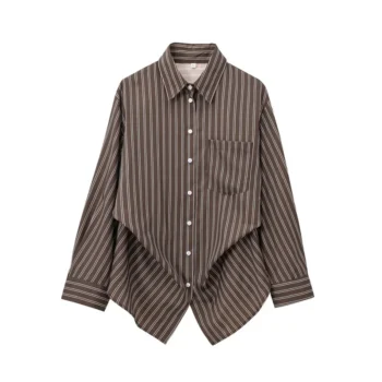 Striped Autumn Formal Shirt