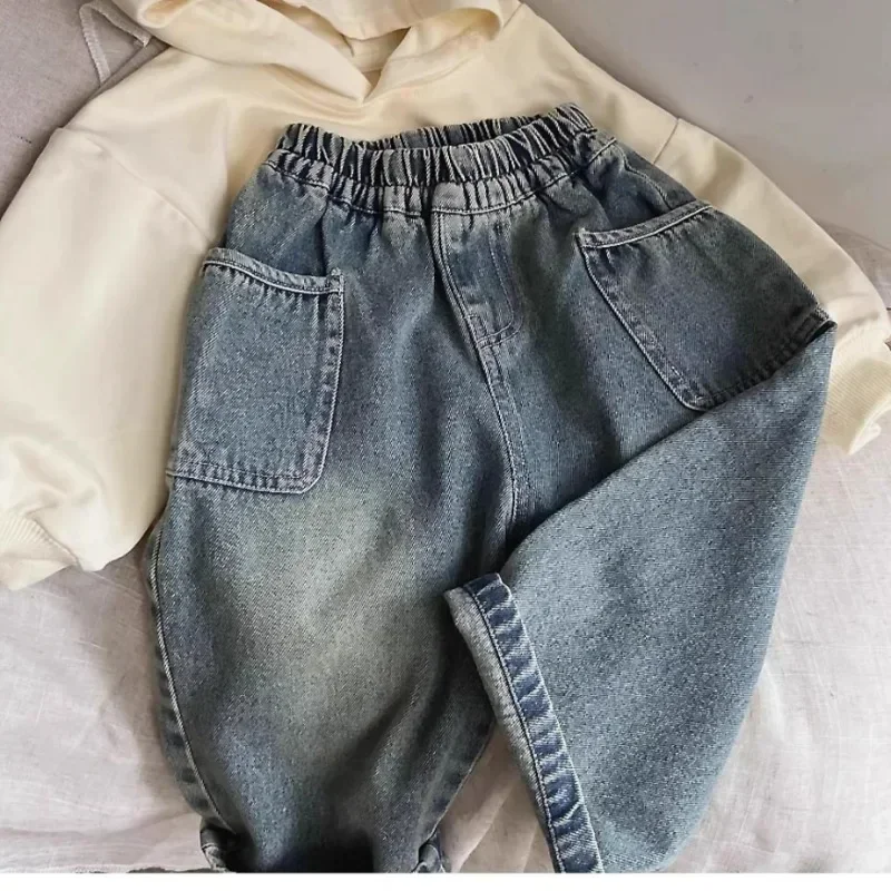 Kids' Solid Autumn Pants