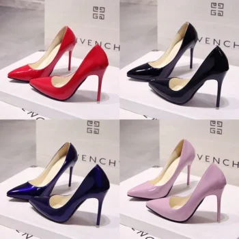Solid High-Heel Shoes