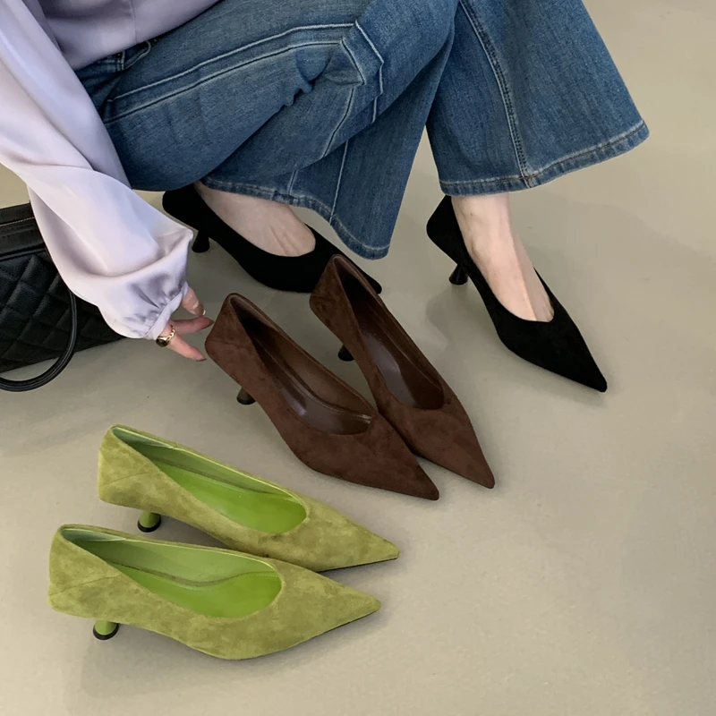 Elegant Pointed-Toe High-Heel Shoes