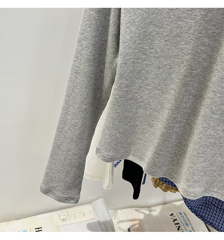 Slim-Fit Long Sleeve V-Neck T-Shirt — Image 21