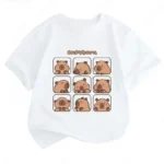 Kids' Capybara Print T-Shirt — Image 3