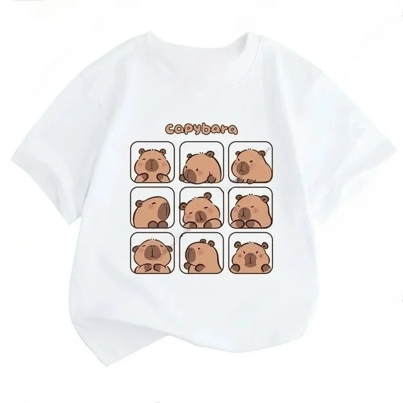 Kids' Capybara Print T-Shirt