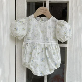 Baby Floral Ruffled Summer Romper