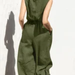 Solid Sleeveless Jumpsuit — Image 2