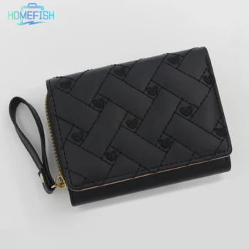Embroidered Short Wallet