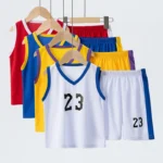 Kids' Sports Set with Vest and Shorts — Image 2