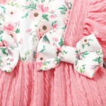 Newborn Floral Long Sleeve Romper — Image 3