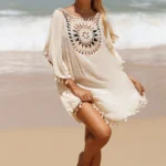 Crochet Beach Cover-Up Dress — Image 6