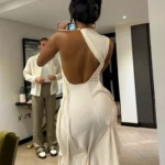 تنورة بليسيه طويلة بقصّة غير منتظمة — صورة 3