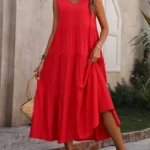 Elegant Yellow Summer Dress