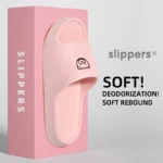 Women's Indoor and Outdoor Slippers with Ribbed Sole