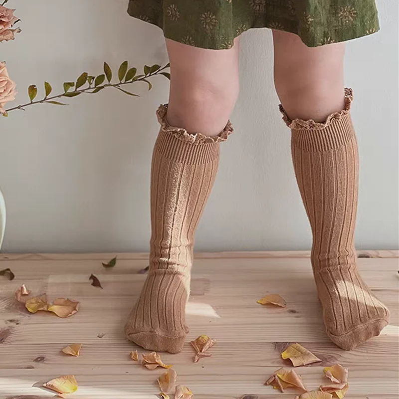 جوارب أطفال ناعمة حتى الركبة