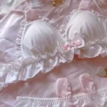 طقم حمالة وسروال بأذني أرنب — صورة 3