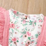 Newborn Floral Long Sleeve Romper — Image 2
