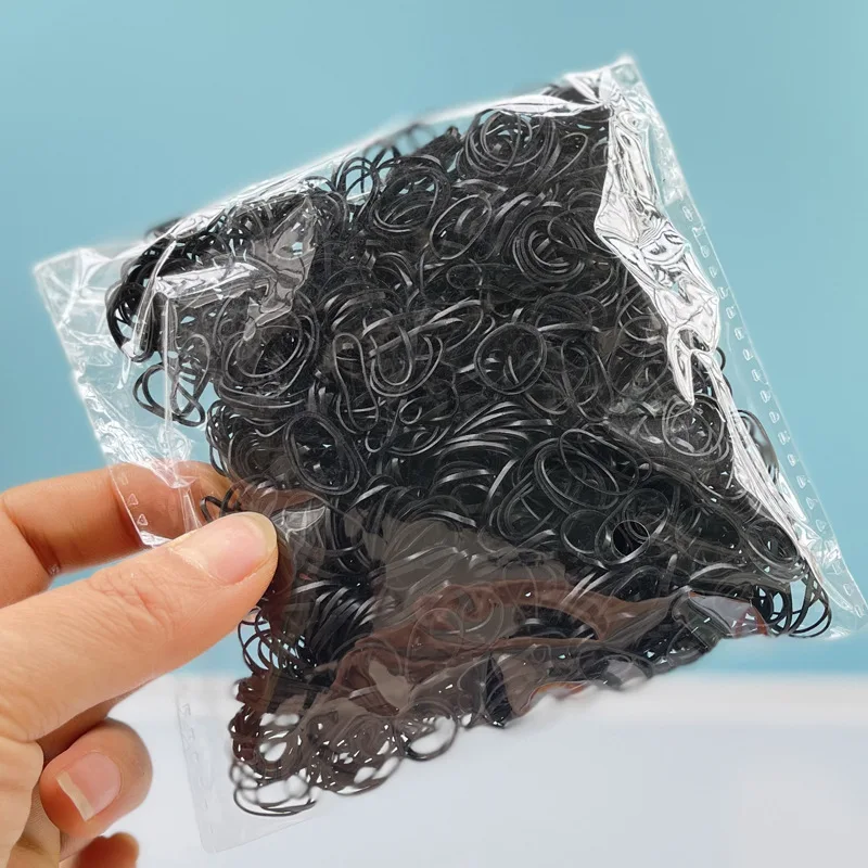 Colorful Elastic Hair Ties, Large Pack