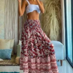 Layered Floral Maxi Skirt — Image 2